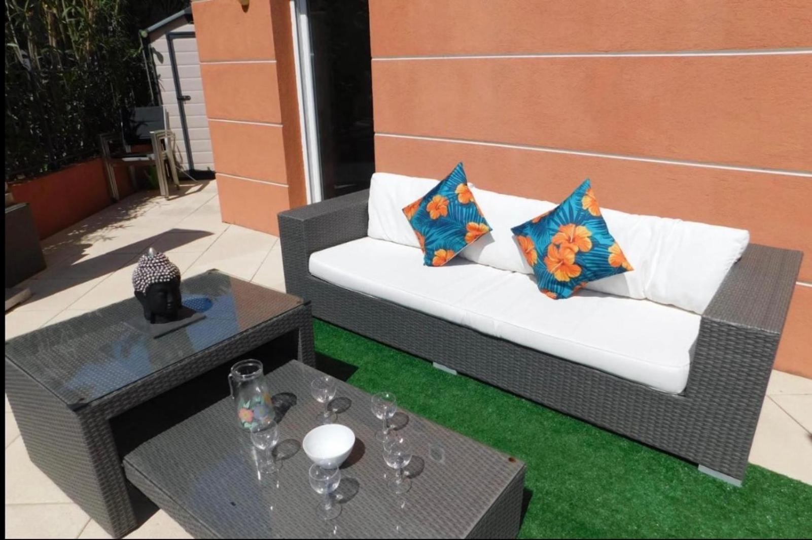 Proche Mer 3P+40M2 Terrasse أنتيب المظهر الخارجي الصورة
